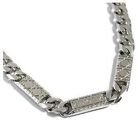 Collana a catena in argento 925 per uomo Christian Dior Cannage Altro