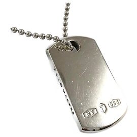 Tiffany & Co. Men's Makers ID Tag Pendant Necklace Other