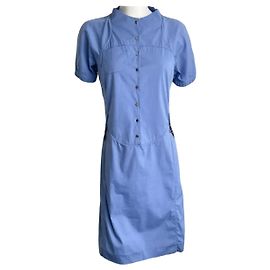Abito in cotone blu Céline Blu