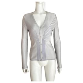 Thierry Mugler Cardigan Hellblau Blau