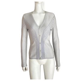 Thierry Mugler Cardigan Bleu Pastel Bleu
