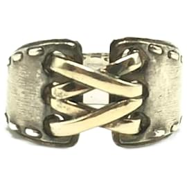 Hermès-Bague Hermes Mexique 54 en Argent 925-Argenté