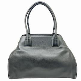 Tod's-Tod's Gileri Tote Bag in Black Leather-Black