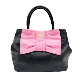 Borsa a nastro Prada BN1604 Nero Altro
