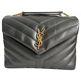 Yves Saint Laurent Loulou Small Borsa in pelle trapuntata nera Nero