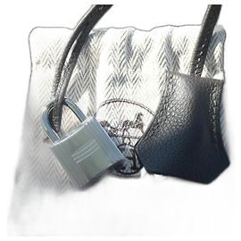 bell, pull tab and hermès lock new dustbag togo leather Brown