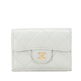 Chanel Matelasse Classic Small Flap Wallet Brown