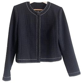Chanel Giacche Nero Blu navy