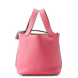Hermès Bolsa Hermes Picotin Lock PM Rosa