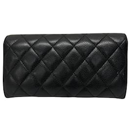 Chanel-Chanel Matelasse Long Wallet-Black