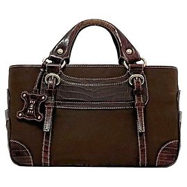 Céline Celine Handbag Boogie Bag Brown