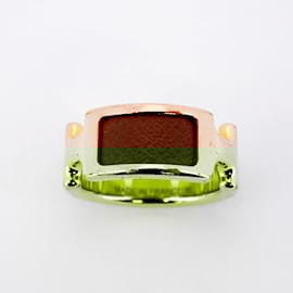 Hermès-Hermes Olympe PM Band Ring-Brown,Golden