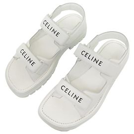 Céline NOVAS SANDÁLIAS CHUNKY CELINE 45 346753338C.01OP 42 COURO BRANCO Branco