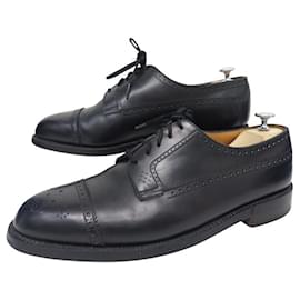 JM Weston-JM WESTON DERBY SHOES 579 GISCARD TRIPLE SOLES 10.5E 44.5 L 45-Black
