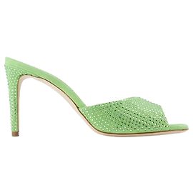 Holly Stiletto 85 Mules - Paris Texas - Péridot Vert