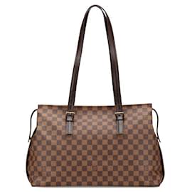 Louis Vuitton-Louis Vuitton Chelsea Damier 2way tote bag-Metallic,Bronze
