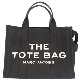 MARC JACOBS La Borsa Tote Borsa in Cotone Nero