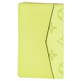 Louis Vuitton-Louis Vuitton Taigarama Pocket Organizer Card Case-Yellow