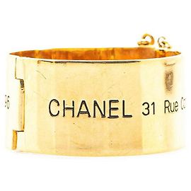 Pulsera Coco Mark Chanel 31 RUE CAMBON PARIS Dorado Metálico