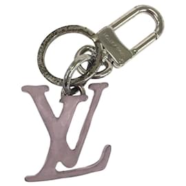Louis Vuitton-Louis Vuitton Porte Cles LV Shape Stainless Steel Key Holder-Pink