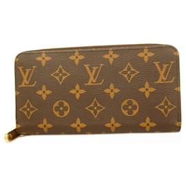 Louis Vuitton-Louis Vuitton Long Wallet Monogram Zippy M41896-Brown,Red