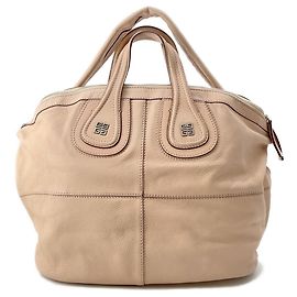 Bolsa de couro Givenchy Nightingale Rosa