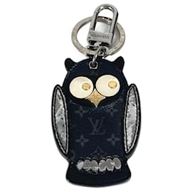Louis Vuitton-Louis Vuitton Monogram Eclipse Keyring-Black