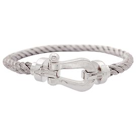 Bracelet Fred, "Force 10", or blanc, acier. Autre