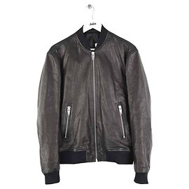 The Kooples Schwarze Lederjacke Schwarz