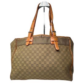 Sac à shopper vintage Loewe Anagram Monogramme marron vert Vert
