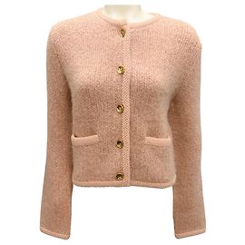 Altuzarra Aged Mauve Napoline Knit Jacket Pink