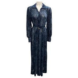 Vestido Thalia Marinho da Ulla Johnson Azul marinho