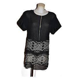 Robe en soie noire Thomas Wylde Taille S Noir