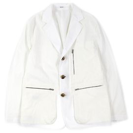 Hermès HERMES Reversible Stadium Jacket White 52 White Eggshell