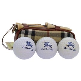 Conjunto de bolas de golfe Burberry com bolsa Marrom