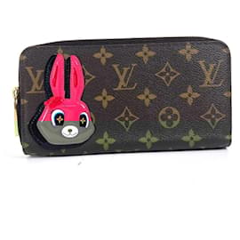 Louis Vuitton-Louis Vuitton Monogram Nicolas Ghesquiere Zippy Wallet-Brown,Pink
