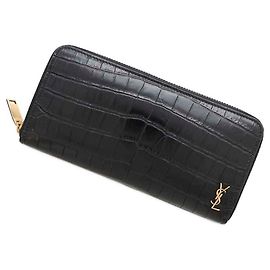 Cartera Larga Tiny Cassandra Saint Laurent Negro