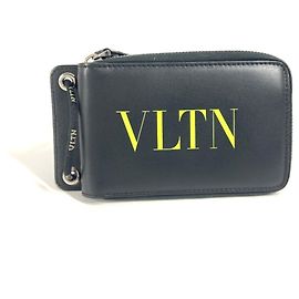 Portefeuille bi-fold Valentino Garavani Noir