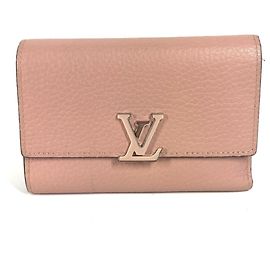Louis Vuitton Taurillon Tri-fold Wallet Pink Other