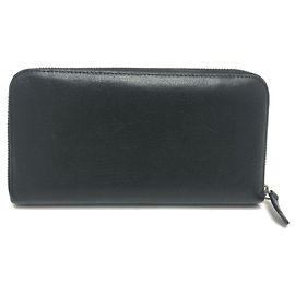Portafoglio lungo in pelle nera Givenchy Nero