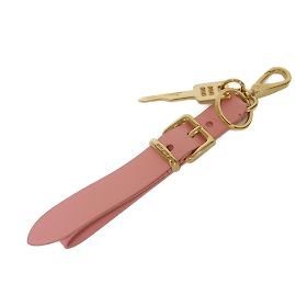 Charm de chave Miu Miu em rosa claro Rosa