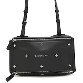 Givenchy-Givenchy Black Leather Shoulder Bag-Black