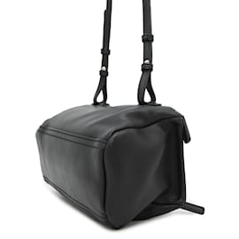 Givenchy-Givenchy Black Leather Shoulder Bag-Black