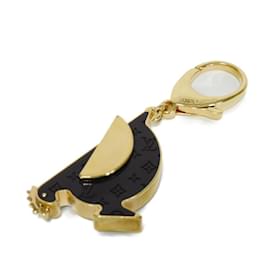 Louis Vuitton-Louis Vuitton Keychain Bijoux Sac Animania Bird-Dark red