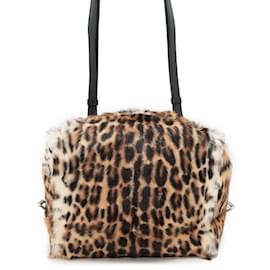Givenchy-Givenchy Shoulder Bag in Leopard Print-Brown,Black