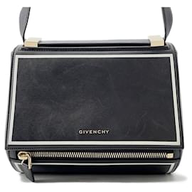 Givenchy-Givenchy Black Leather Shoulder Bag-Black