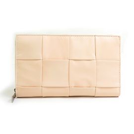 Bottega Veneta Beige Leather Long Wallet Beige