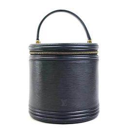 Louis Vuitton Epi Cannes Handbag Black