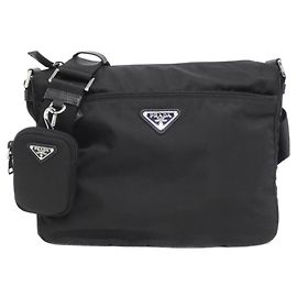 Prada 1BC421 Schultertasche Schwarz