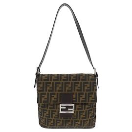 Fendi Mamma Baguette Shoulder Bag Brown